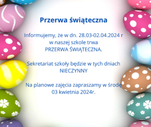 Read more about the article PRZERWA ŚWIĄTECZNA W PROGRESCHOOL